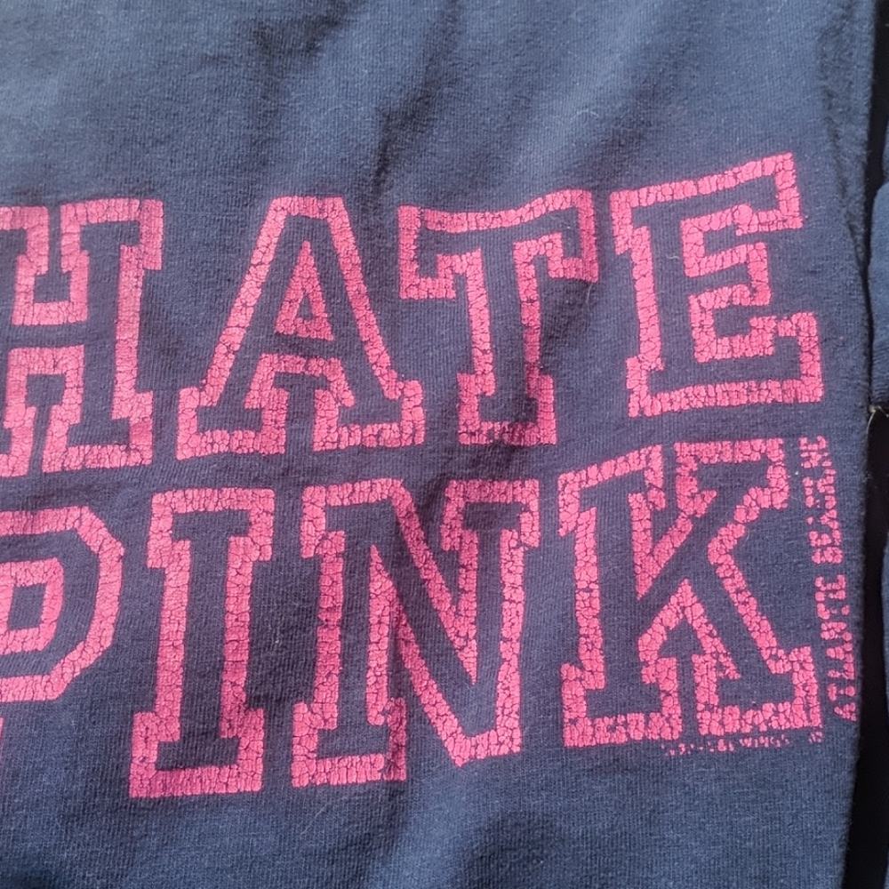 "hate pink" t-shirt